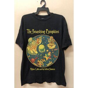 Vintage 1996 The Smashing Pumpkins Band Tour T-Shirt, Retro Rock Tee 94
